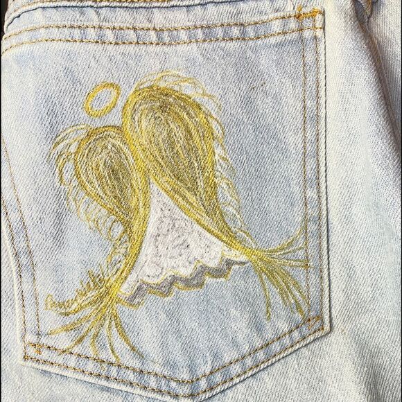 Vintage FORENZA High Waisted Jeans with Personal Artwork - Picture 4 of 12